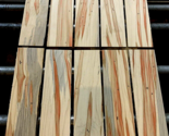 10 PIECES OF BEAUTIFUL THIN FLAME BOXELDER LUMBER WOOD 12&quot; X 3&quot; X 1/4&quot; - $49.45