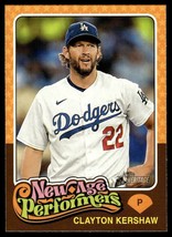 2024 Topps Heritage New Age Performers Clayton Kershaw Los Angeles Dodgers - £1.44 GBP