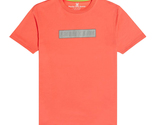 Men&#39;s Psycho Bunny Short Sleeve Logo Tee Rush Up Reflective Coral T-Shirt - $46.95