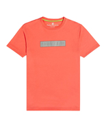 Men&#39;s Psycho Bunny Short Sleeve Logo Tee Rush Up Reflective Coral T-Shirt - £19.91 GBP+