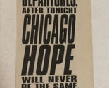 1999 Chicago Hope Print Ad Mark Harmon Eric Stoltz Christine Lahti TPA21 - £4.72 GBP