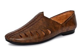 Uomo Stile Etnico Jutti Mojari Indiano Jalsa Nagra Mocassini USA Scarpe Misura - £33.56 GBP