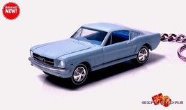 RARE KEY CHAIN 1965/66/67 BABY BLUE FORD MUSTANG FASTBACK CUSTOM LIMITED... - £39.15 GBP