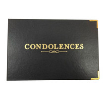 Ozcorp Condolence Book 64pcs (Black) - $39.29