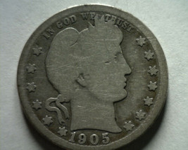 1905-O Barber Quarter Dollar Good G Nice Original Coin From Bobs Coins Fast Ship - $48.00