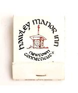 Hawley Manor Inn Vintage Matchbook Newton Connecticut Matches Unstruck E19H - $28.01 CAD