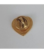 Vintage USA Flag Heart Lapel Hat Pin - £6.49 GBP