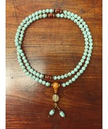 Handmade Turquoise Mala Necklace (8306), 108 Beads - £35.01 GBP
