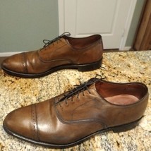 Allen Edmonds &quot;FIFTH AVENUE&quot; Cap-Toe Oxfords 14 B Walnut DAINITE SOLES  - $217.80