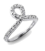 Sterling 925 Silver CZ Ring Loup Size (S) Stunning Ring Gem Beautiful Silver - £31.52 GBP