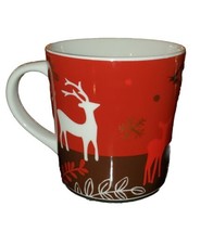 Starbucks Red Deer Reindeer Hot Coffee Mug Winter Christmas Holiday 2009 16 oz - £17.73 GBP