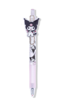 Kuromi Gel Pen w/Charm - Rubber Grip - 0.5mm - Kawaii - One Piece - Random - $2.99