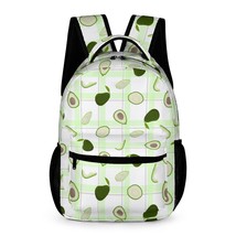 Mondxflaur Avocado Backpacks for School Kids Teen Lightweight 16.2inch - £27.88 GBP