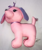 Genuine Barbie 2002 Mattel Pink Purple Puppy Plush Toy 9” - $21.60