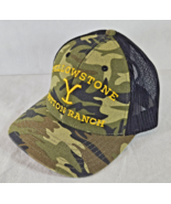 Yellowstone Dutton Ranch Camo Mesh Back Trucker Hat Cap Snapback Paramount - $182.99 MXN