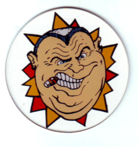 Mousin Around Pinball Machine Plastic Drink Coaster Game Promo Cigar Man  - $19.80