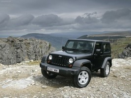 Jeep Wrangler UK Version 2008 Poster  24 X 32 #CR-A1-579361 - $34.95