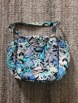 VERA BRADLEY Glenna Tote Shoulder Bag in Camofloral Blue Multi Floral - £18.62 GBP