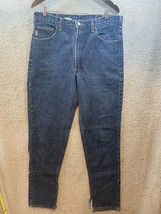 Carhartt Jeans Mens 36 X 36 Blue Denim Tapered Leg Relaxed Fit Logo B17HDK - £12.74 GBP