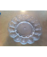 ANCHOR HOCKING  DEVILED EGG SERVING PLATE pattern #896  - $280.60 MXN