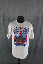 Toronto Blue Jays Shirt (VTG) - 1992 World Series Ticket Graphic - Men&#39;s Medium - £59.95 GBP