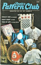 Annie&#39;s Pattern Club No 47 Oct-Nov 1987 with pullout patterns - £3.50 GBP