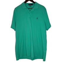 Polo Ralph Lauren Men&#39;s Classic Fit Green Polo Shirt Size L Short Sleeve - $21.00