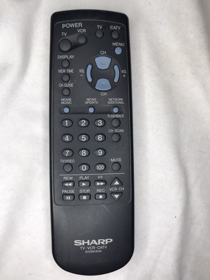 Sharp G1236CESA Remote Control for the 25HM100 and 25NT18 Tested &amp; Works - $13.19