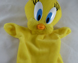 Warner Brothers Tweety Bird Plush Hand Puppet Looney Tunes Tyco 1994 - $14.84