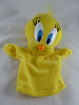 Warner Brothers Tweety Bird Plush Hand Puppet Looney Tunes Tyco 1994 - £11.72 GBP