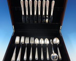 Silver Wheat by Reed &amp; Barton Sterling Silver Flatware Set 8 Service 40 ... - £1,696.41 GBP