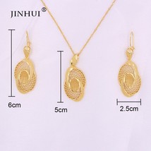 Jewelry sets African gold color for women bridal Indian Ethiopia Dubai necklace  - $22.35