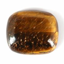 100% Natural 34.68 TCW Tiger&#39;s Eye Cushion Cabochon African Gem by DVG - $17.63