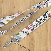 THE OFFICE Dunder Mifflin Lanyard ✩ Dwight, Michael, Jim, Pam ♡ ID Badge... - $9.99