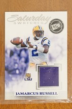 2007 Press Pass Football Saturday Swatches JaMarcus Russell SS-JR1 Game ... - £7.74 GBP