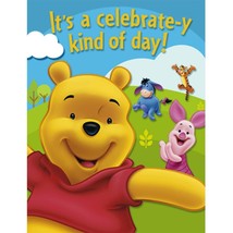 Winnie the Pooh Friends Invitations 8 Per Package Birthday Party Invites... - £7.17 GBP