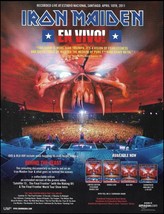 Iron Maiden En Vivo! Live Santiago 2011 DVD advertisement 8 x 11 ad print - $4.50