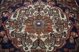 6&#39;9 x 10 Medallion Design Handmade Wool Area Rug 7 x 10 Vintage Oriental Carpet - £1,063.60 GBP