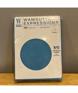 Wamsutta Peacock BLUE Standard Queen Size Pillowcases  Expressions 300TC... - $27.06 CAD