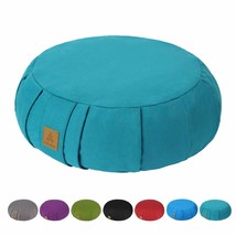 Round Zafu Meditation Cushion, D=15&quot; H=5.5&quot; Zabuton Meditation Pillow, Y... - $74.99