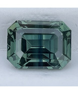 Green Sapphire 4.11 Cts 100% Natural Gemstone Emerald Shape Birthday Gift - £3,755.17 GBP