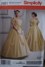Pattern 2881 Civil War Reenactment Dress Multi Size 16-24 - £23.69 GBP