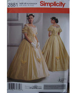 Pattern 2881 Civil War Reenactment Dress Multi Size 16-24 - £23.88 GBP