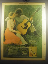1975 Fender F Series Classic & Flat Top Guitars Ad - Dream on with Fender - $18.49
