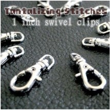 240 Silver 1 Inch Extra Large Lobster Swivel Clasps - $57.80