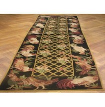 Premium 3x10 Authentic Handmade Needlepoint Runner Rug PIX-11395 - £525.91 GBP