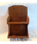 Vintage Wood Farmhouse Shadow Box for Small Miniature Treasures 7 1/4&quot; Tall - $16.11 CAD