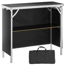 VEVOR Folding Portable Bar Table Tradeshow Podium Table 38.39&quot; x 15.16&quot; ... - €46,28 EUR