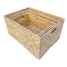 Rectangular Water Hyacinth Storage Basket - £24.89 GBP+