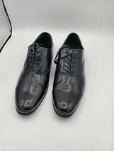 Kenneth Cole Shoes Chief Council Leather Cap toe Oxford Black KM45224LE - £54.34 GBP